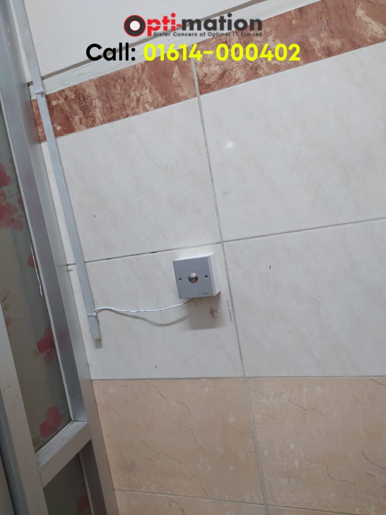Optimationbd: Trusted Installer of ZKTeco F18 Device in Bangladesh | Office Security Automation with Magnetic Lock and Biometric Device 2 Magnetic door lock with f18 Access Control Device 2