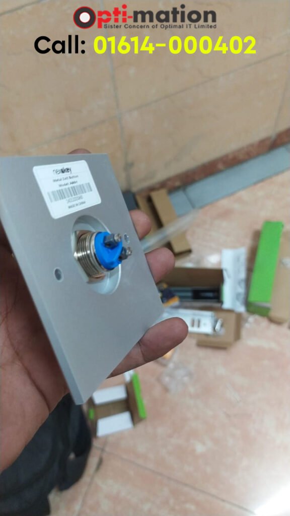 Optimationbd: Trusted Installer of ZKTeco F18 Device in Bangladesh | Office Security Automation with Magnetic Lock and Biometric Device 4 Magnetic door lock with f18 Access Control Device 4