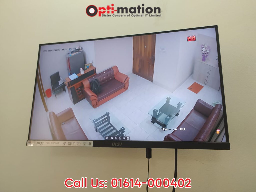 Modern Hikvision CCTV Surveillance for Dhanmondi Corporate Office by Optimationbd 4 Optimationbd 4