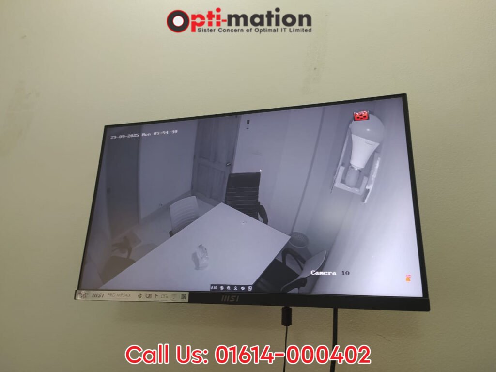 Modern Hikvision CCTV Surveillance for Dhanmondi Corporate Office by Optimationbd 7 Optimationbd 7