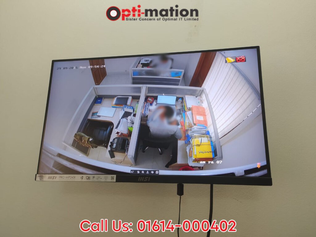 Modern Hikvision CCTV Surveillance for Dhanmondi Corporate Office by Optimationbd 8 Optimationbd 8