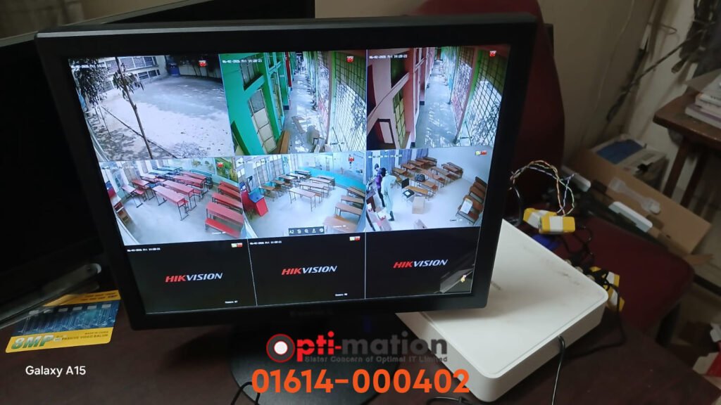 নির্বাচন কমিশনের নির্দেশনা অনুযায়ী ৭৩৩ কেন্দ্রে Dahua ক্যামেরা ইন্সটলেশন প্রোজেক্ট 13 CCTV cameras installed in South City Corporation polling stations 13