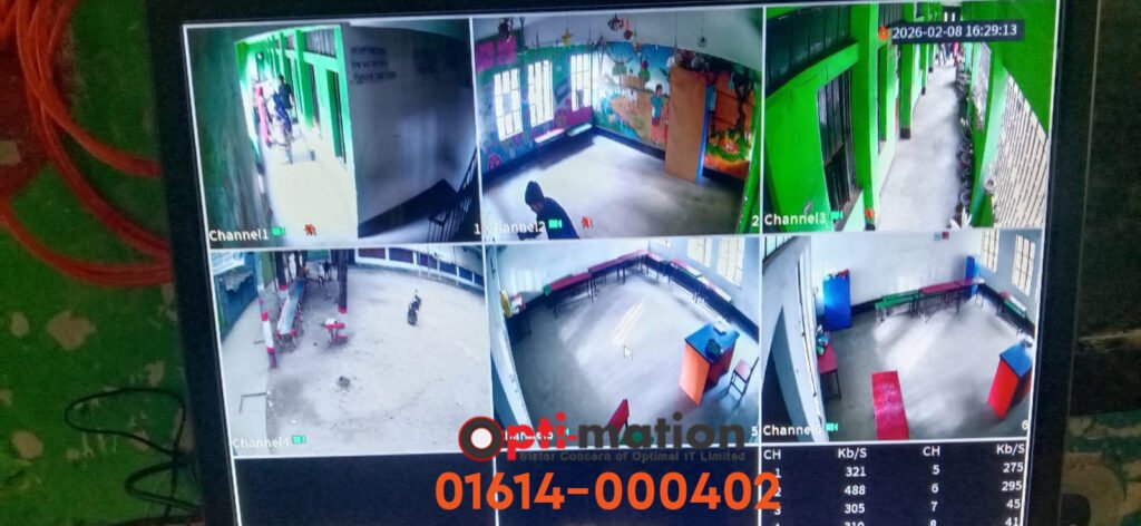 নির্বাচন কমিশনের নির্দেশনা অনুযায়ী ৭৩৩ কেন্দ্রে Dahua ক্যামেরা ইন্সটলেশন প্রোজেক্ট 17 CCTV cameras installed in South City Corporation polling stations 17