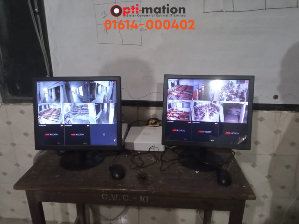 নির্বাচন কমিশনের নির্দেশনা অনুযায়ী ৭৩৩ কেন্দ্রে Dahua ক্যামেরা ইন্সটলেশন প্রোজেক্ট 20 CCTV cameras installed in South City Corporation polling stations 20