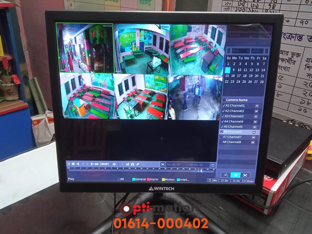 নির্বাচন কমিশনের নির্দেশনা অনুযায়ী ৭৩৩ কেন্দ্রে Dahua ক্যামেরা ইন্সটলেশন প্রোজেক্ট 23 CCTV cameras installed in South City Corporation polling stations 23