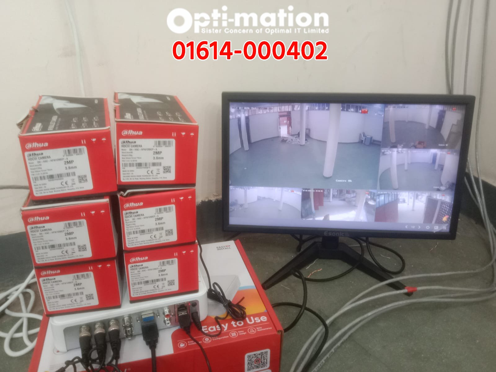 CCTV Installation Service by Optimationbd in Dhaka