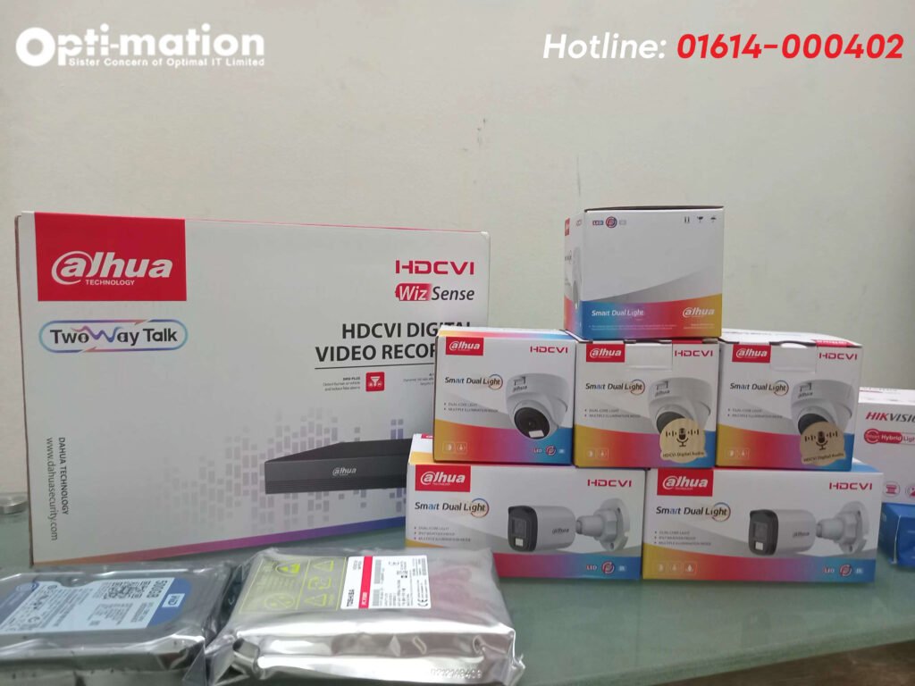 Mohammadpur Residential CCTV Camera Installation Service by Optimationbd
